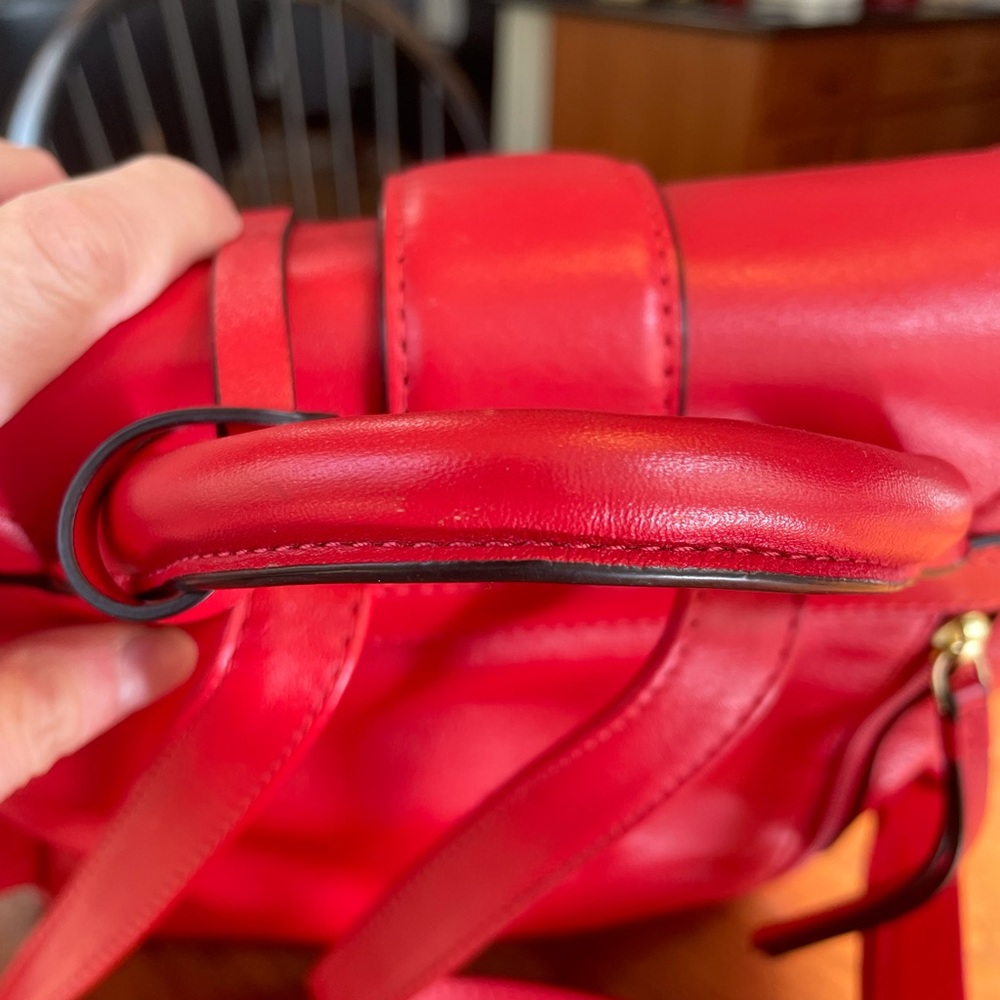 Radley London Devonport Mews red leather backpack - Picture 8 of 15